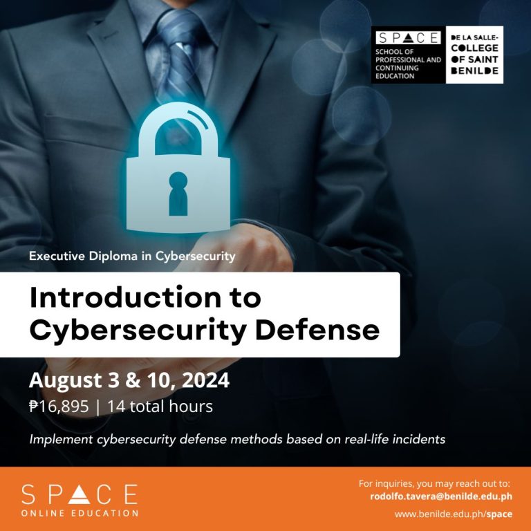 Intro to Cybersecurity Defense (Aug 3)
