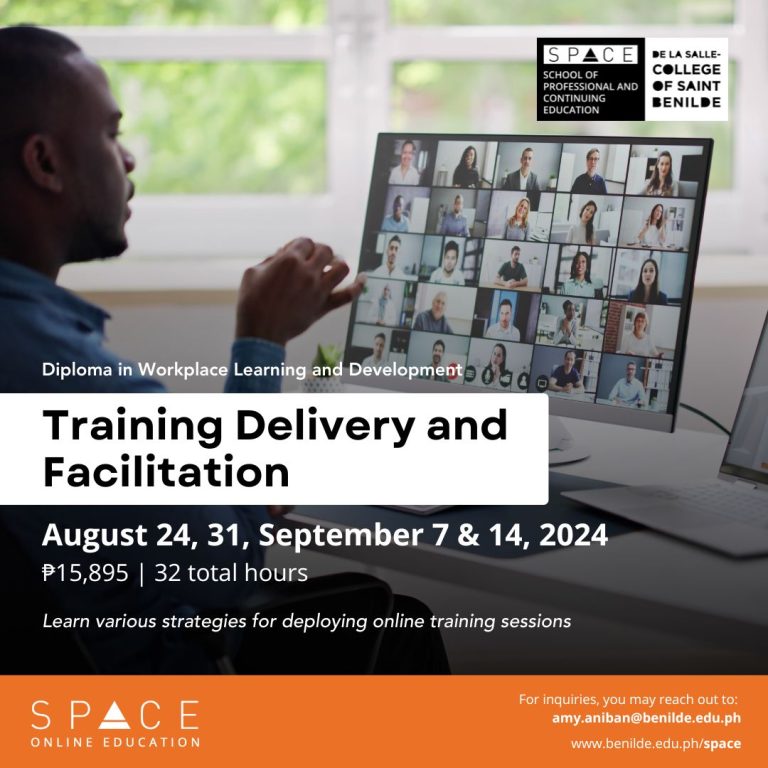 Training Delivery & Facilitation (Aug 24)