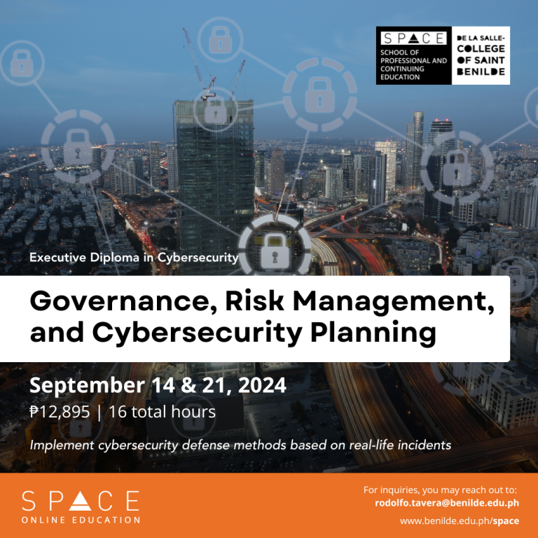 Gov, Risk Mgt, Cybersec Planning (Sep 14)