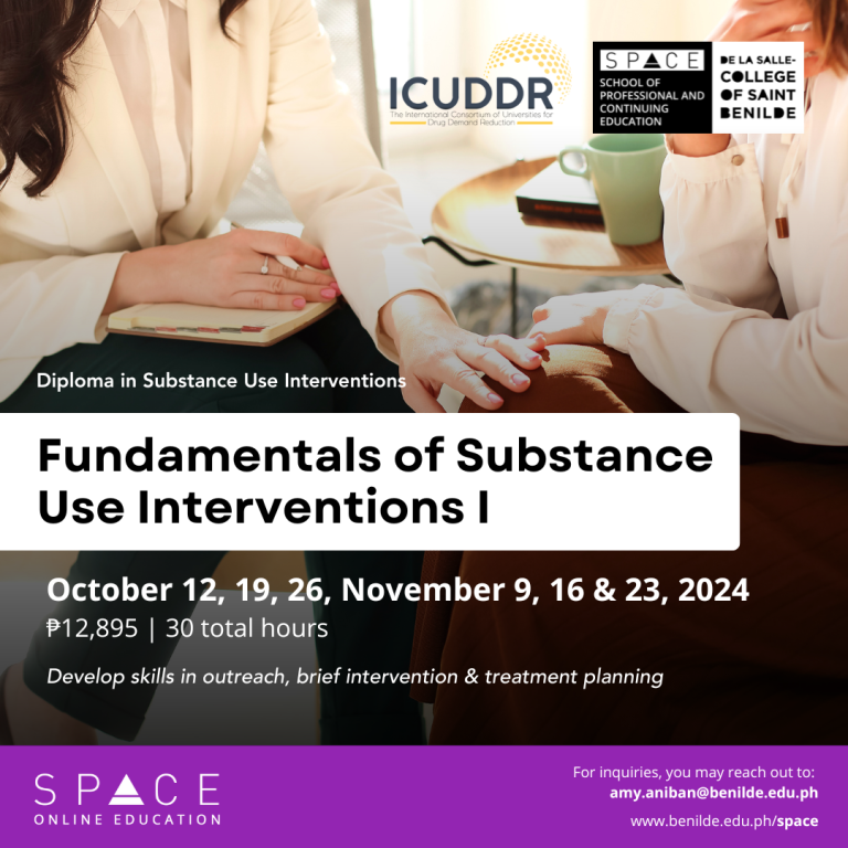 Fundamentals of Substance Use Interventions I (Oct 12)