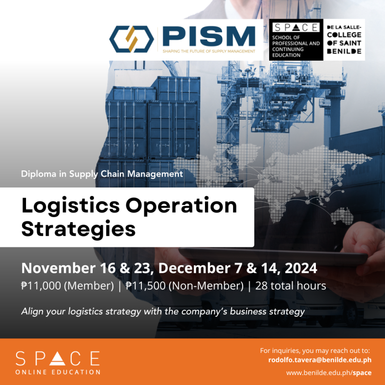 Logistics Operaton Strategies (Nov 16)