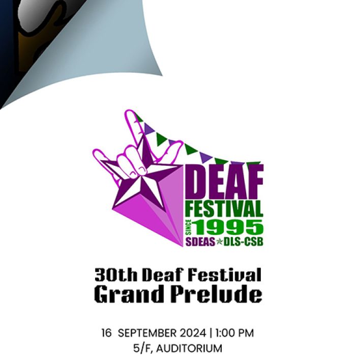 30TH DEAF FESTIVAL OFFICAL POSTER - 1